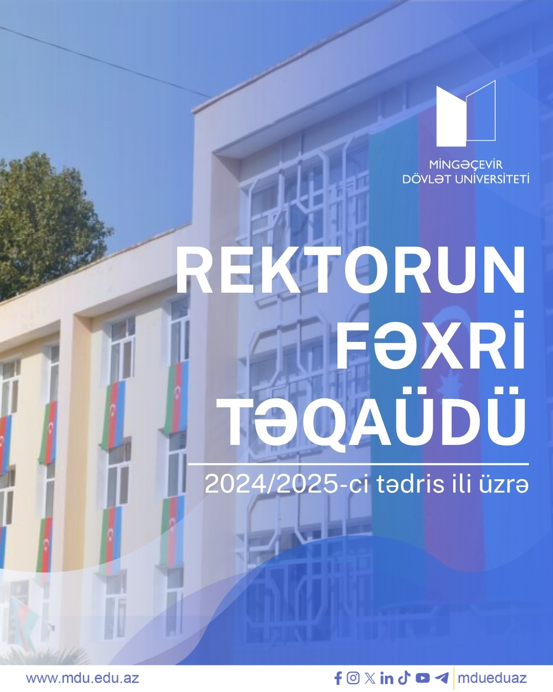 Mingəçevir Dövlət Universitetində “Rektorun fəxri təqaüdü” təsis olunub