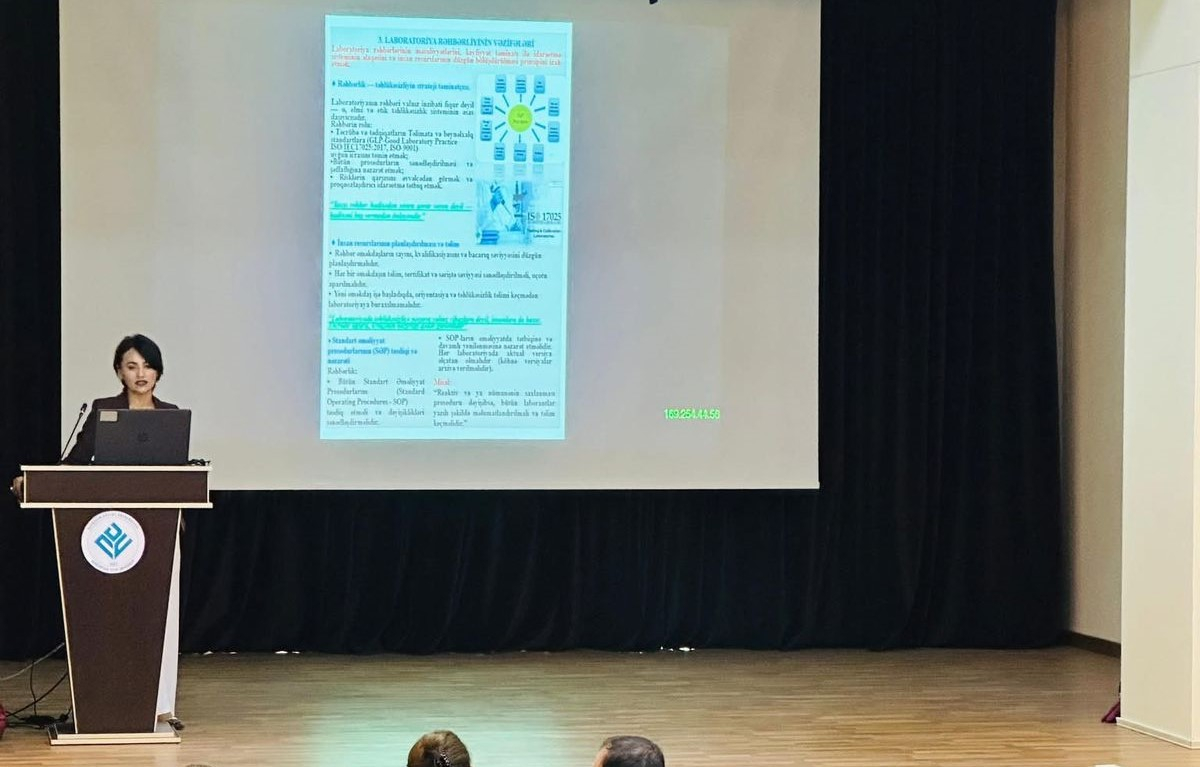 NDU-da laboratoriyalarla bağlı təlim keçirilib