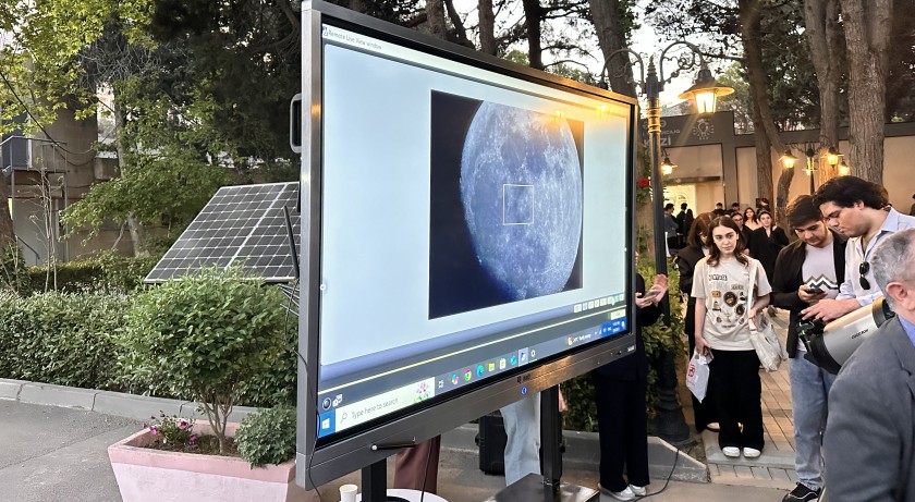 BDU-da astronomik müşahidə günü keçirilib