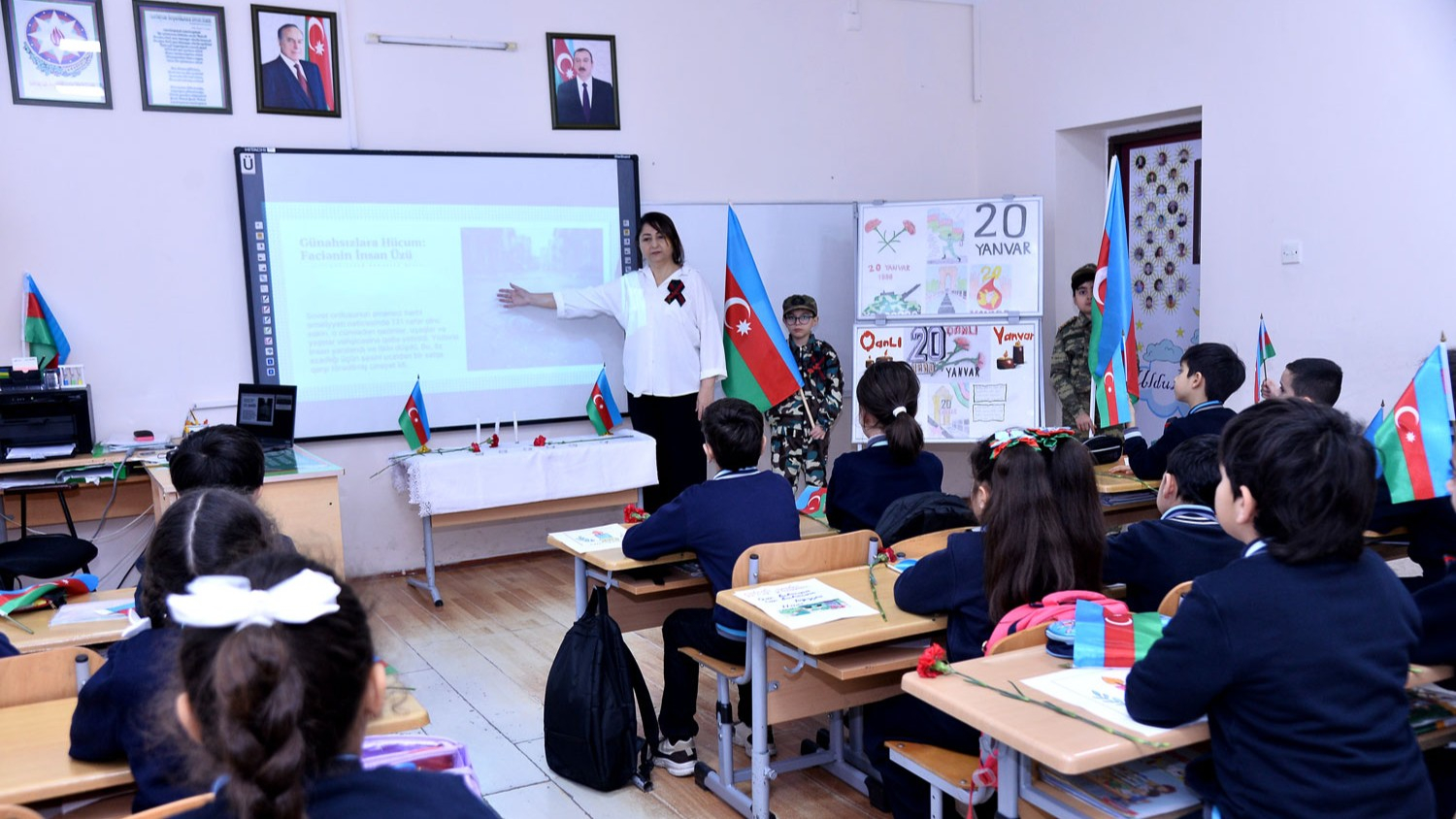 20 Yanvara həsr olunmuş xüsusi dərslər keçirilib