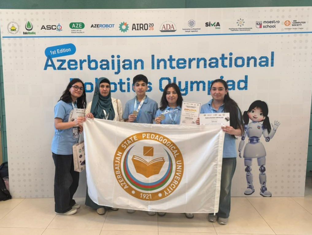 ADPU komandası ilk dəfə keçirilən Azərbaycan Beynəlxalq Robot Olimpiadasında qalib olub