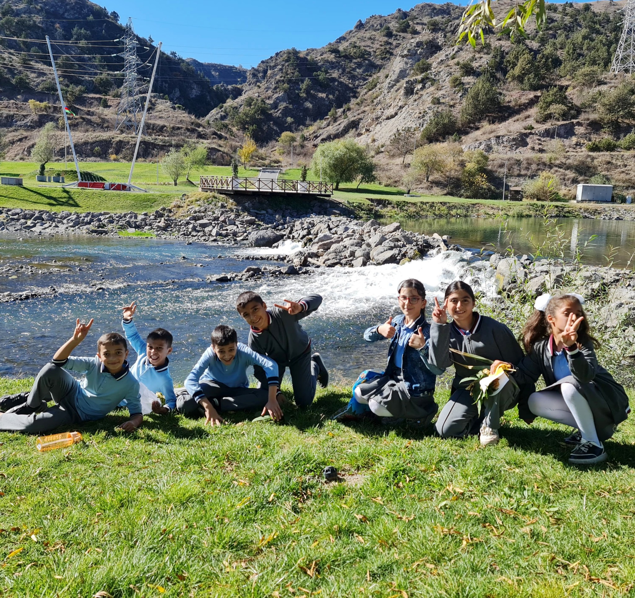 Laçın məktəbliləri payız tətilini birgə keçirirlər