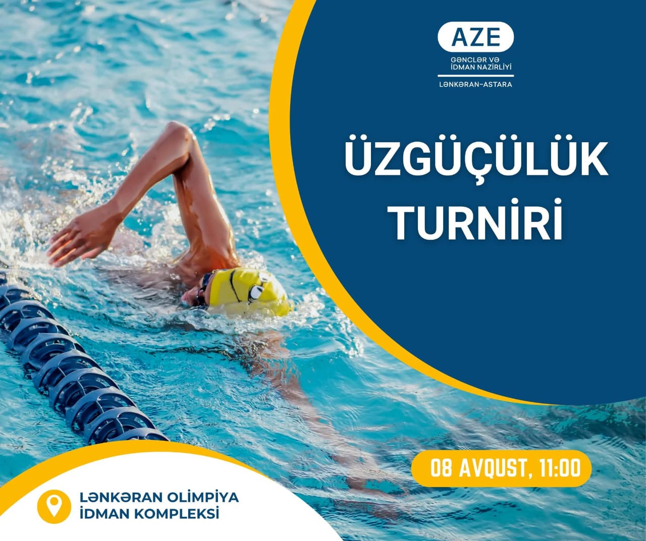 Gənclər arasında üzgüçülük üzrə region turniri keçiriləcək