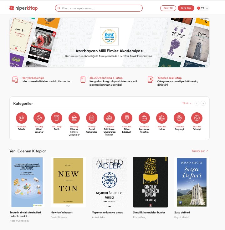 Mərkəzi Elmi Kitabxanada Hiperkitap rəqəmsal verilənlər bazasına əlçatanlıq təmin edilib