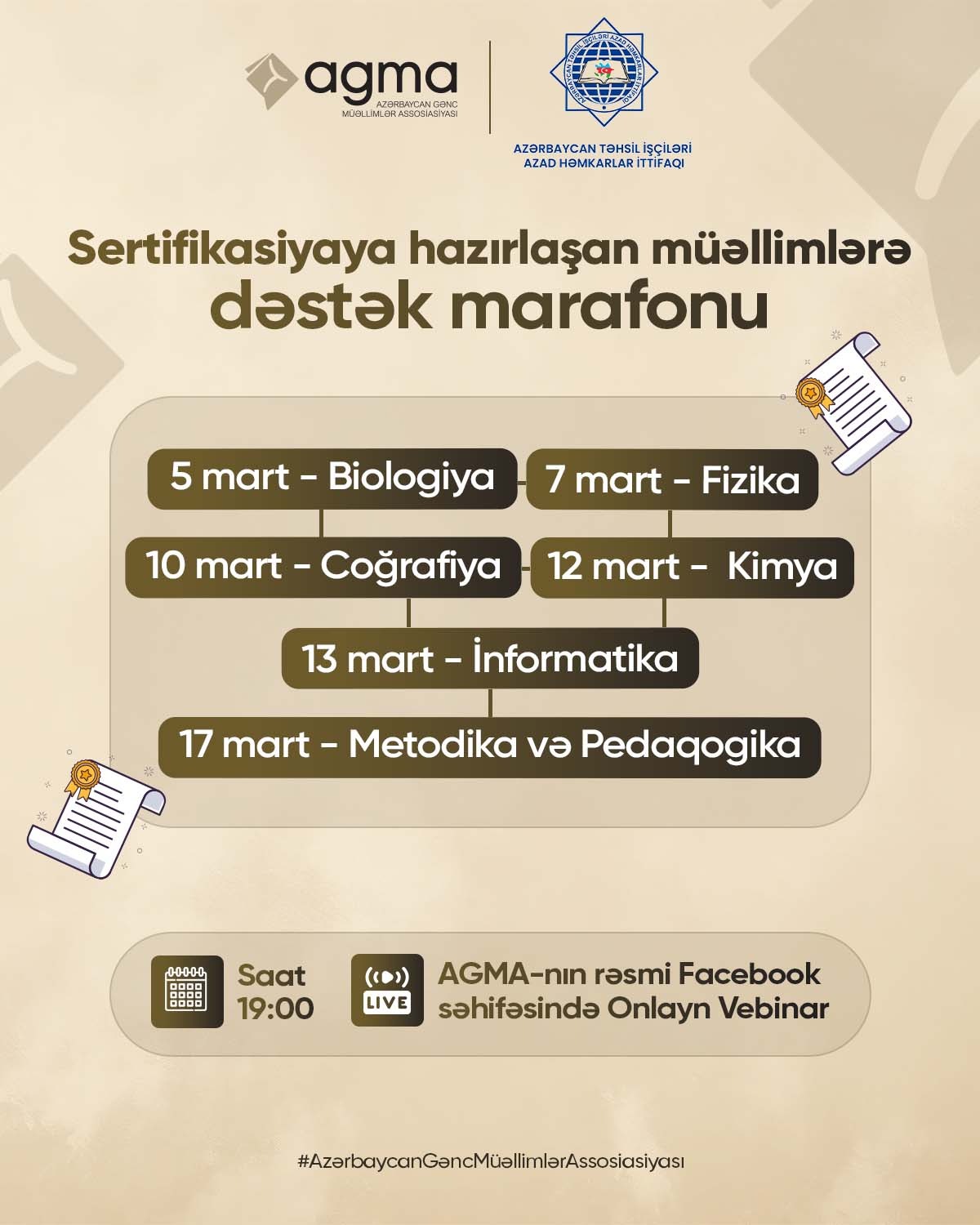 Sertifikasiyaya hazırlaşan müəllimlərə dəstək marafonu