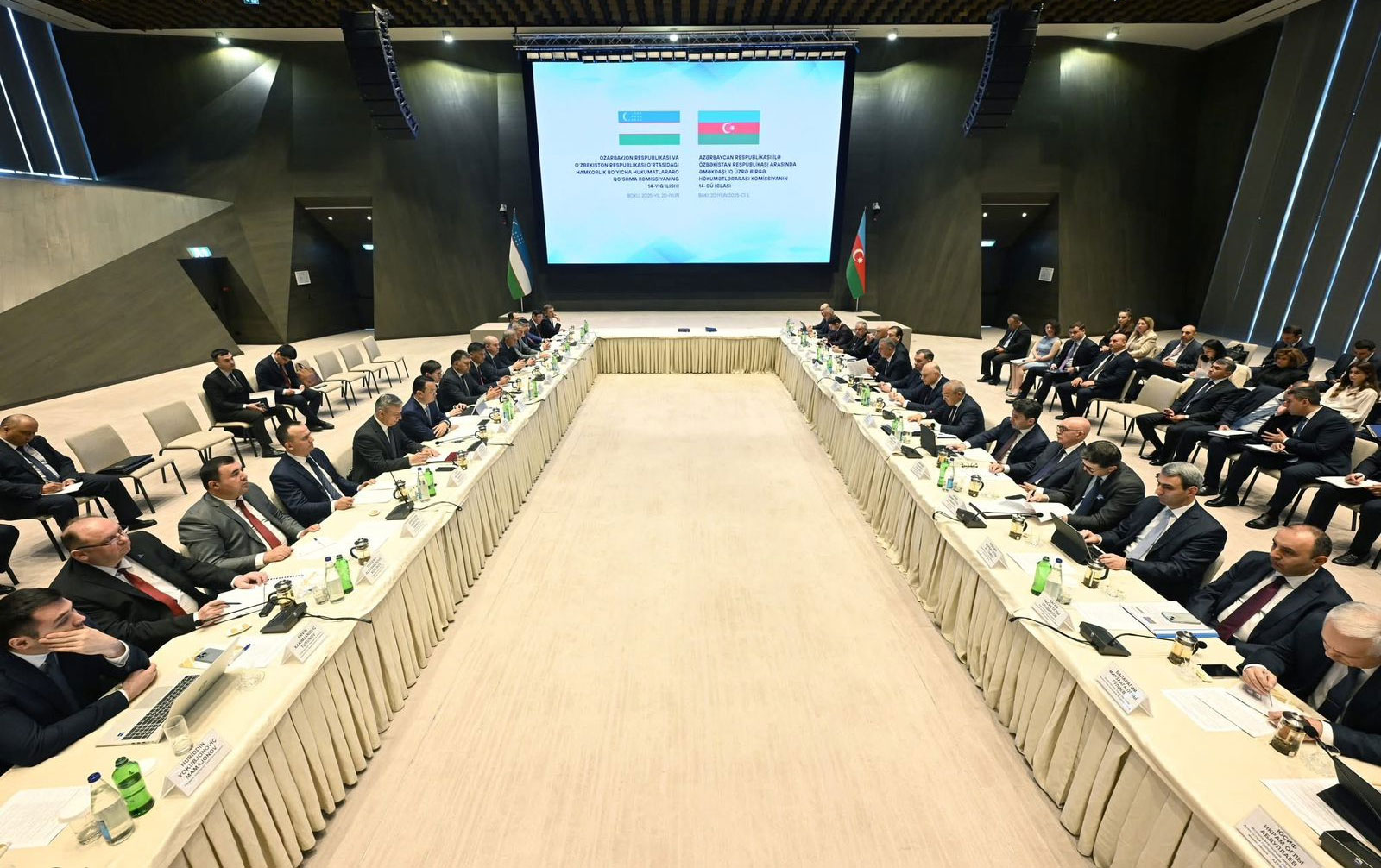Nazir müavini Azərbaycan və Özbəkistanın Hökumətlərarası Komissiyasının iclasında çıxış edib