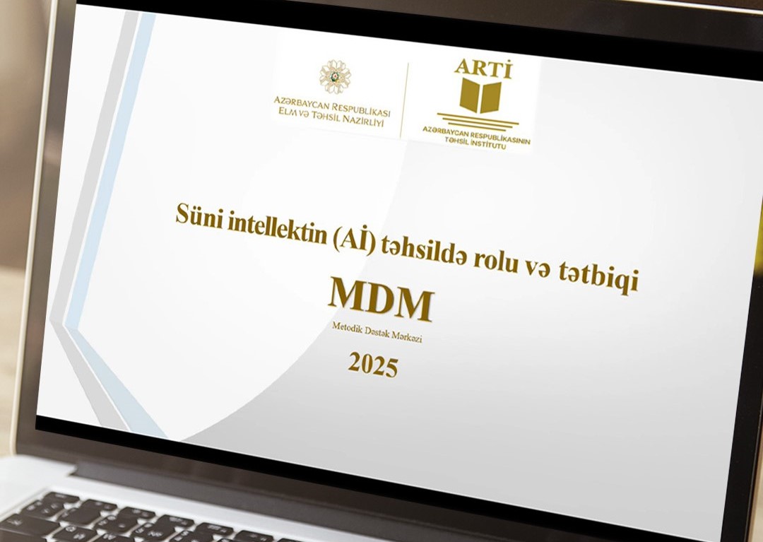 “Süni intellektin təhsildə tətbiqi” mövzusunda vebinar keçirilib