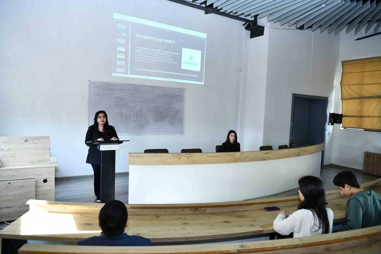 ADNSU-da “World Robot Caspian Cup 2026” haqqında infosessiya keçirilib