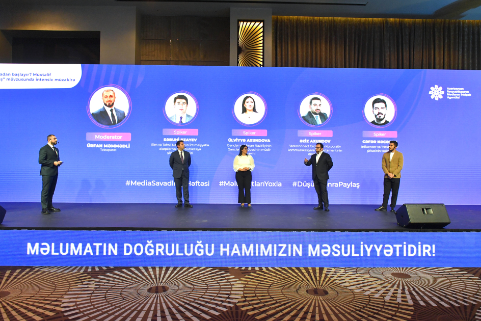 Media savadlılığının perspektivləri müzakirə olunub