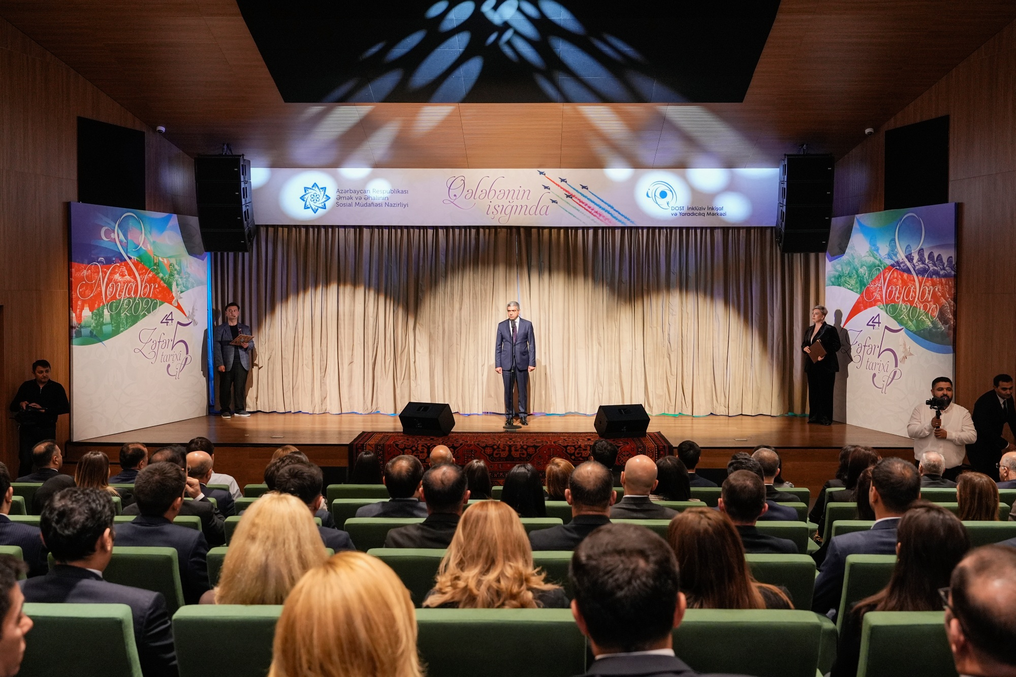 Nazir Zəfərin 5 illiyinə həsr olunmuş "Qələbənin işığında" adlı tədbirdə iştirak edib