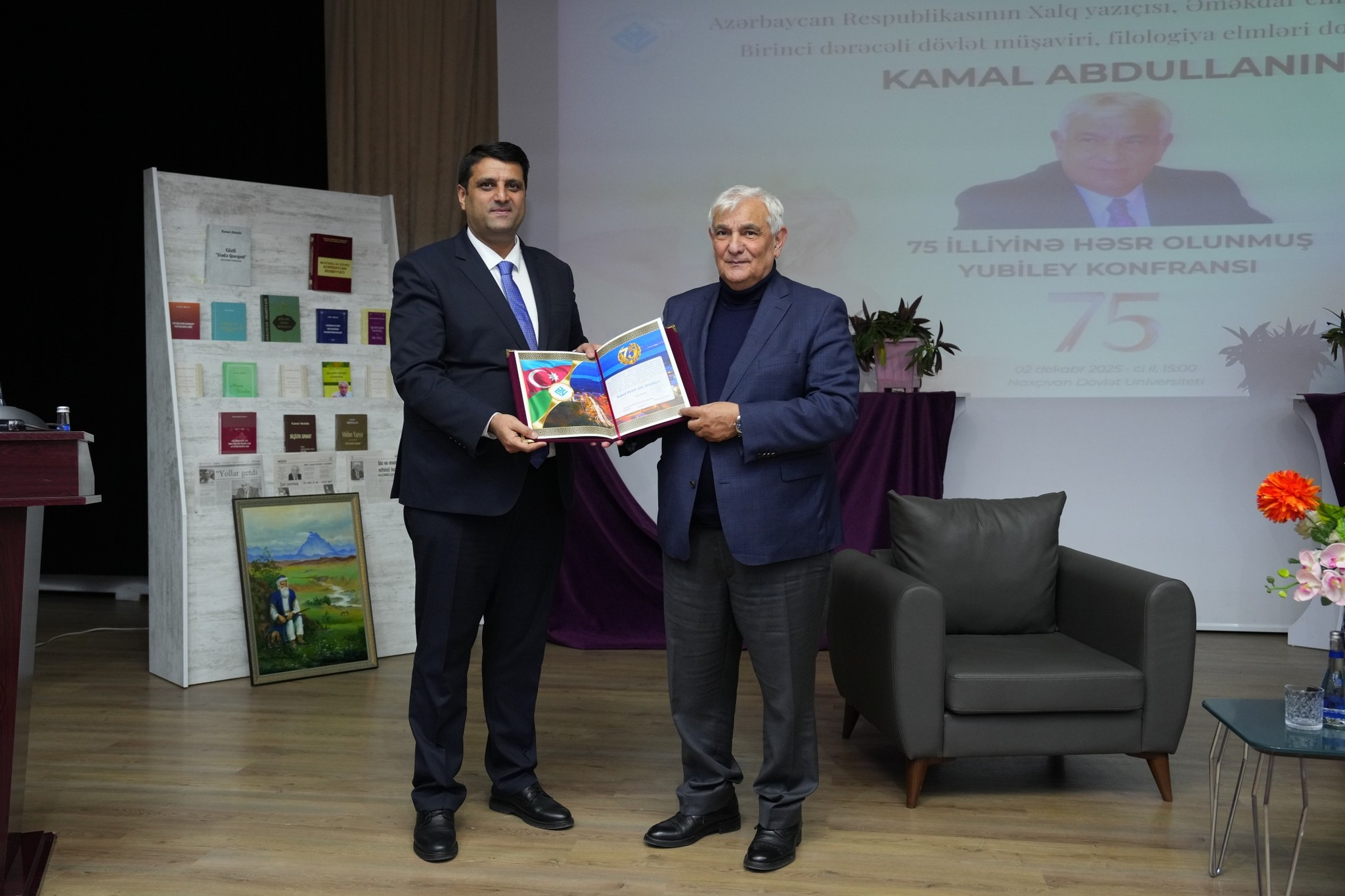 NDU-da Kamal Abdullanın 75 illik yubileyi qeyd olunub