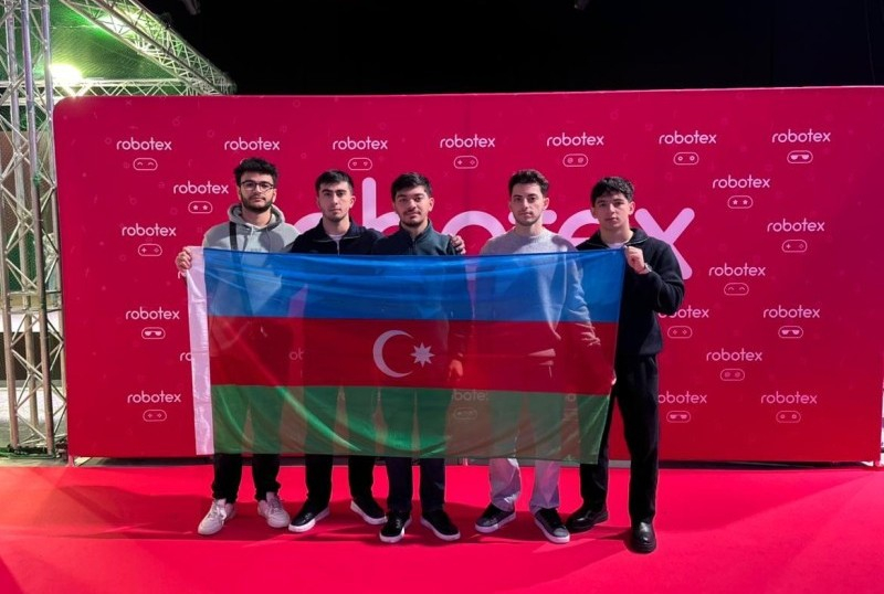UNEC tələbələri “Robotex International 2025” yarışında ölkədə 1-ci, dünyada 5-ci olublar