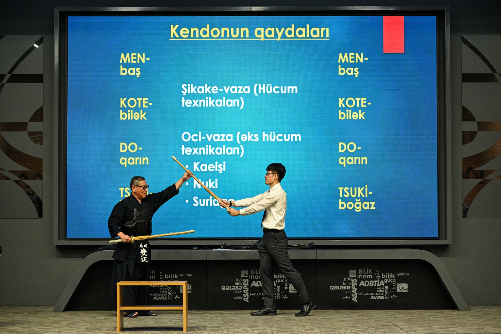 Kendo ustası Masanori Yasue Azərbaycan İdman Akademiyasında təlim keçib