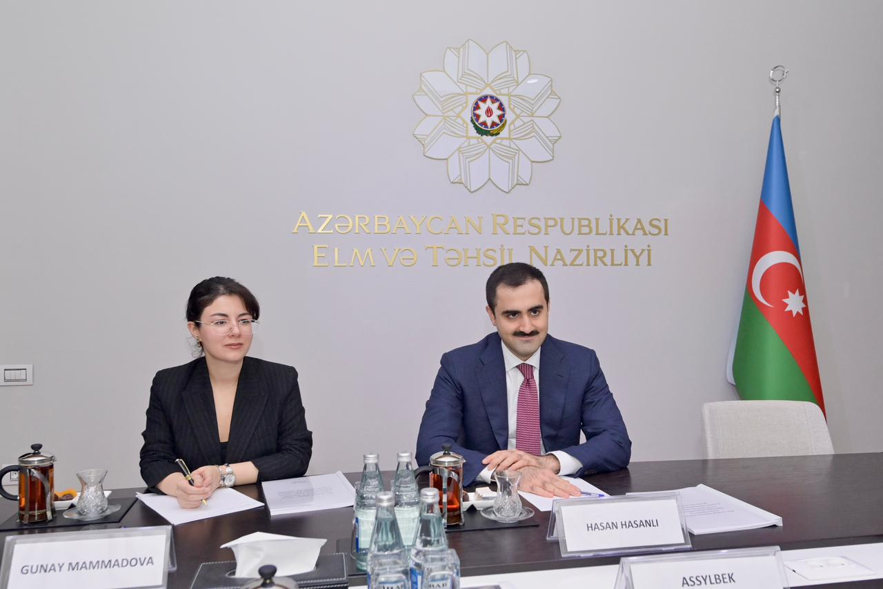 Qazaxıstanın maarif nazirinin müavini ilə görüş keçirilib