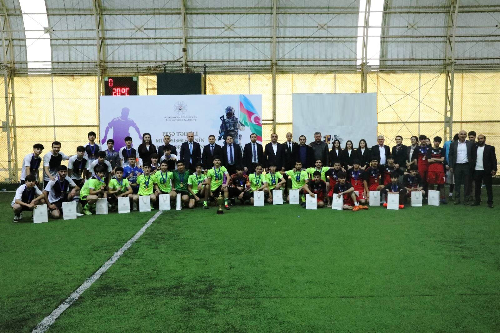 Tələbələr arasında minifutbol turniri yekunlaşıb