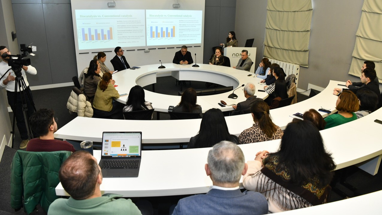 ADNSU-da sənaye biotexnologiyası üzrə seminar keçirilib