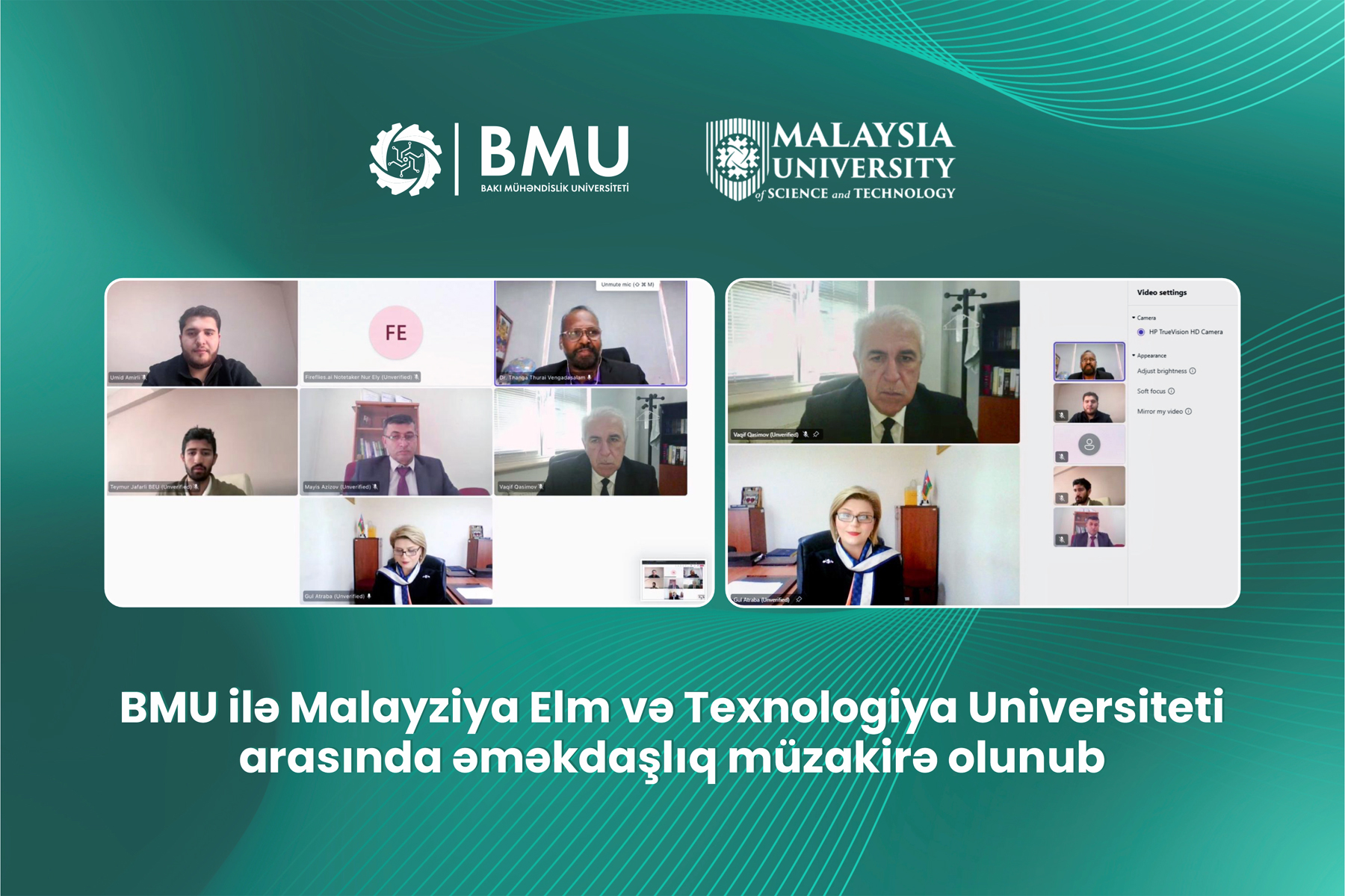BMU Malayziya Elm və Texnologiya Universiteti ilə əməkdaşlıq edəcək