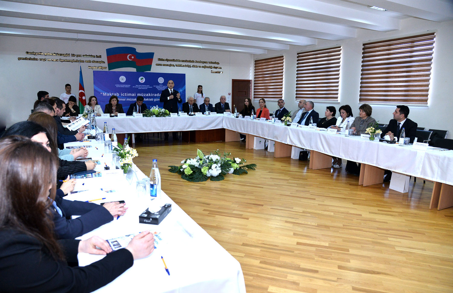 “Məktəb ictimai müzakirədə” layihəsi çərçivəsində növbəti görüş keçirilib