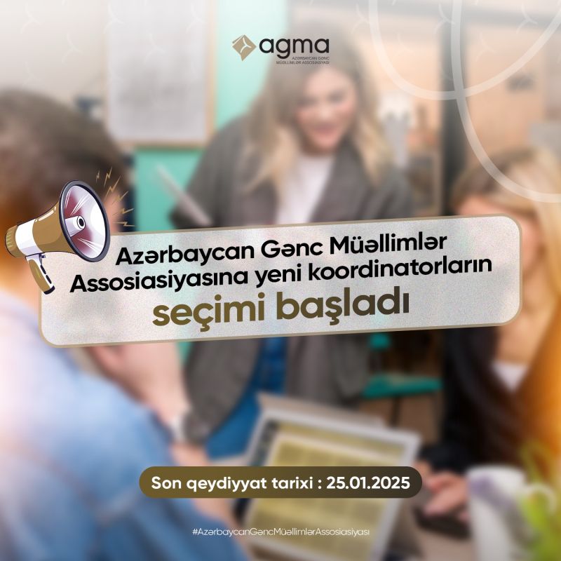 Azərbaycan Gənc Müəllimlər Assosiasiyası regional koordinatorların seçim mərhələsinə start verir