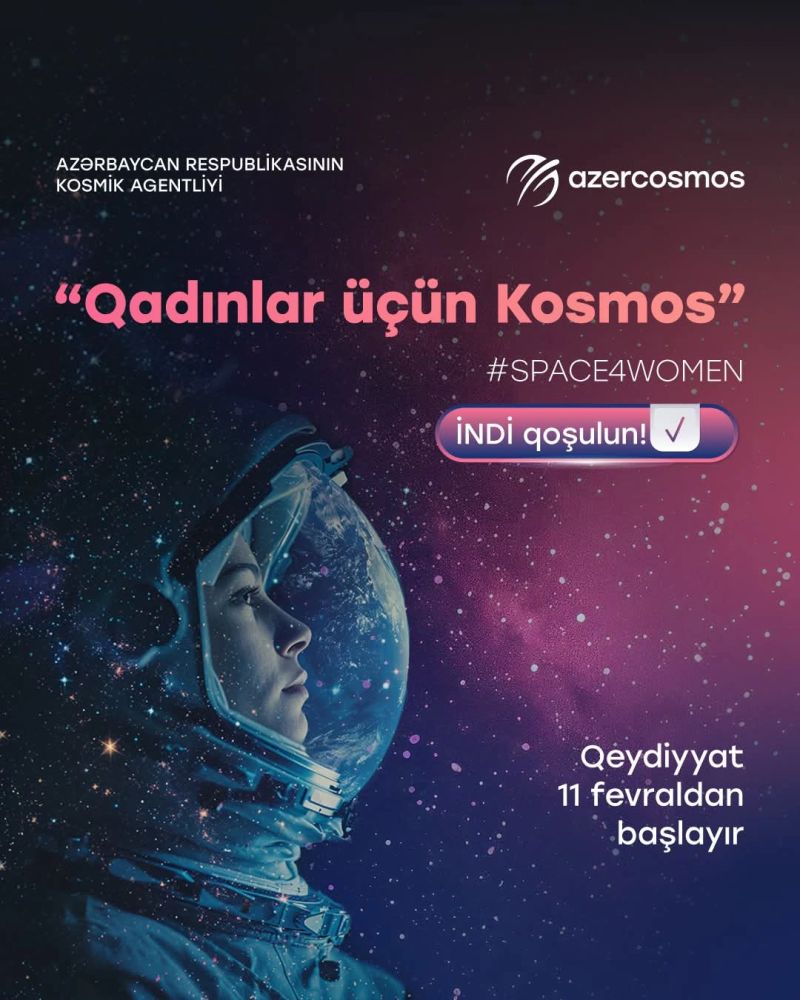 “Qadınlar üçün Kosmos” mentorluq proqramı yenidən başlayır!