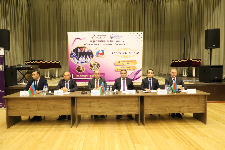 Tovuzda peşə təhsili ilə bağlı birinci regional forum keçirilib