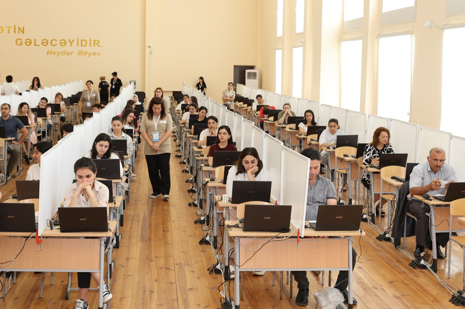 Azad olunan ərazilərdə çalışan müəllimlər ilk dəfə sertifikasiyada iştirak ediblər