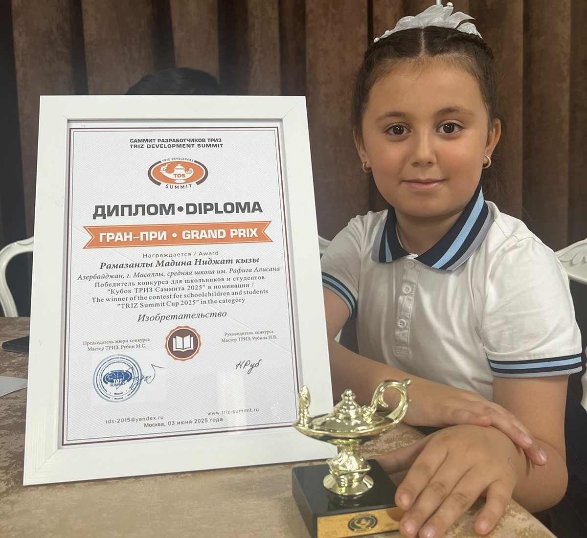 Dörd həftəyə layihə hazırladı, “Qran-pri” aldı - 10 yaşlı ixtiraçının uğuru