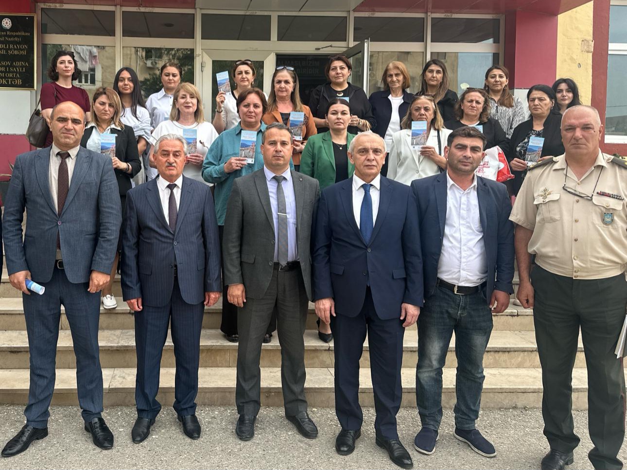 Məcburi köçkün məktəbləri üçün mina təhlükəsi ilə bağlı təlim keçirilib