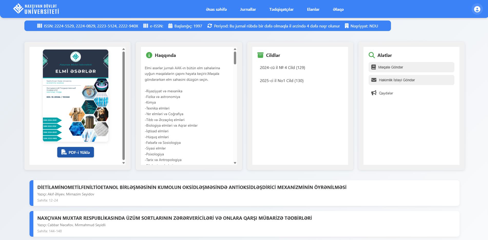 NDU-da üç yeni informasiya sistemi yaradılıb