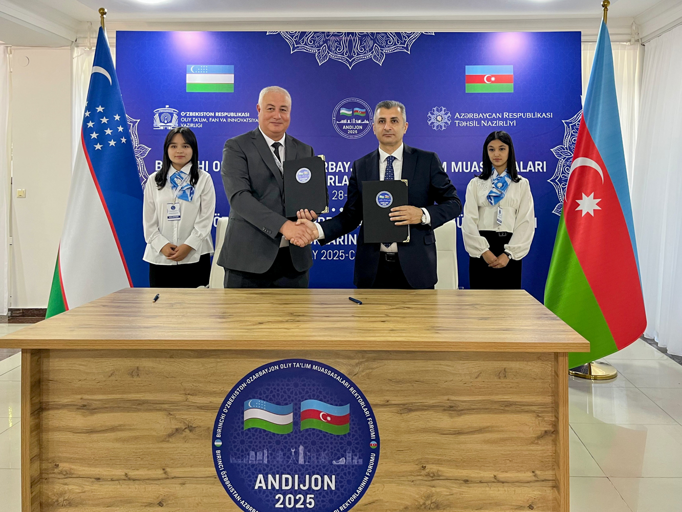 BMU ilə Özbəkistan universitetləri arasında əməkdaşlıq müqavilələri imzalanıb